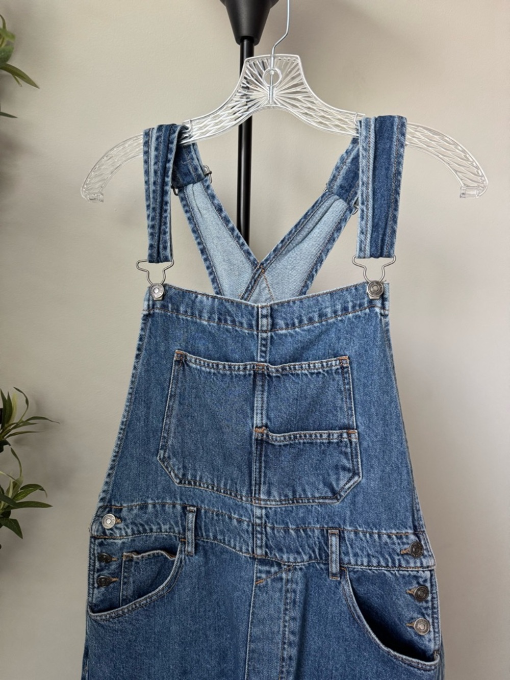Free People We The Free Ziggy Denim Overalls - Picture 3 of 8